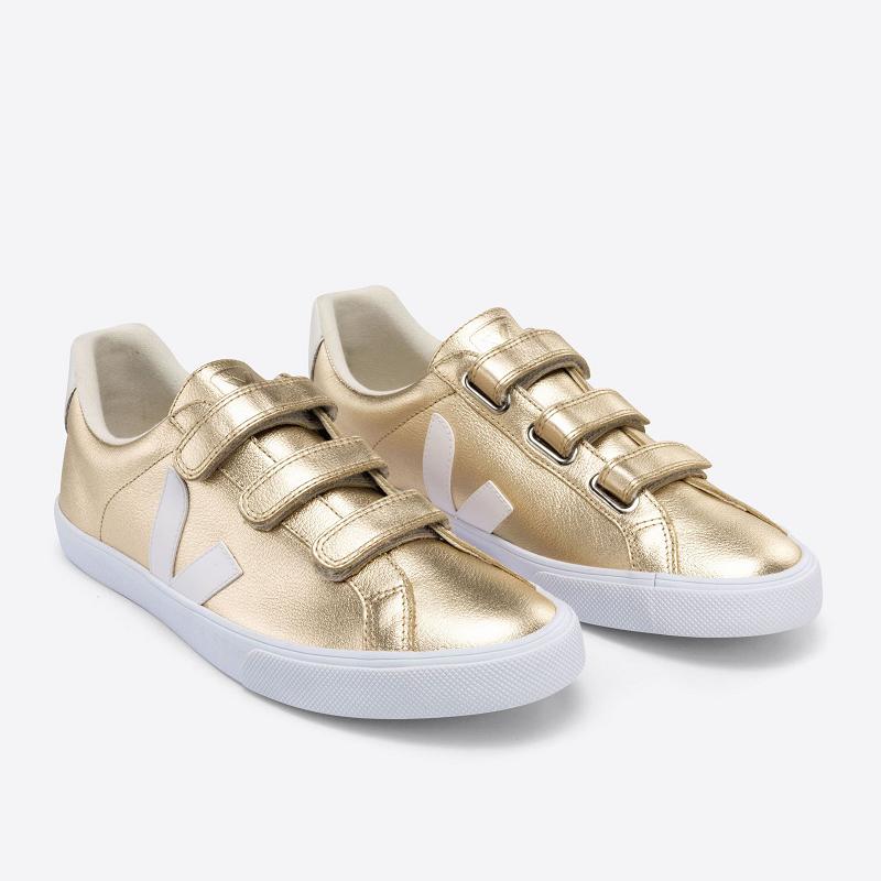 Tenis Veja Mujer Outlet - Esplar Zapatillas Blancas Cuero ES4154476